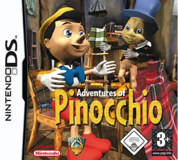 Adventures of Pinocchio (Europe) box cover front